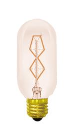 015014040  Rustica Dimmable Tubular/S E27 Tinted 40W